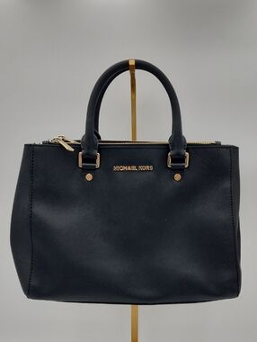 Michael Kors Black Saffiano Leather Satchel